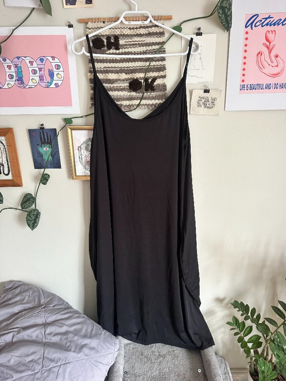 bubble slip dress